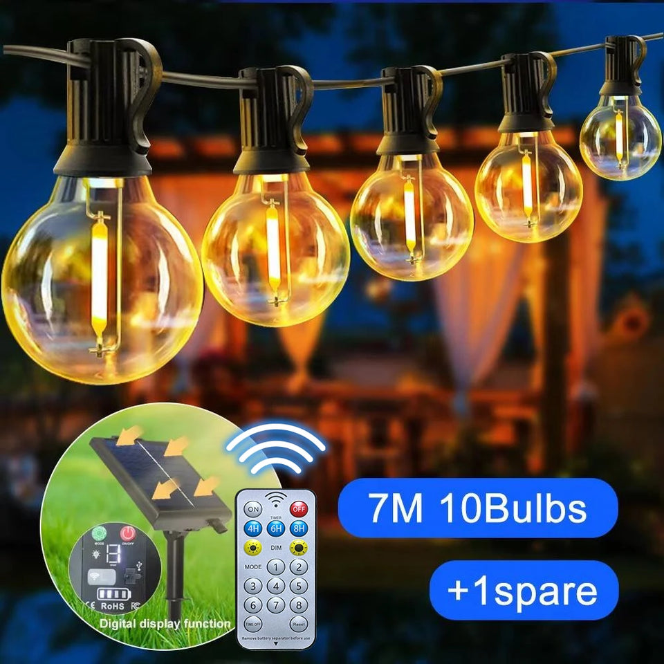 Solar Waterproof Outdoor LED with Remote