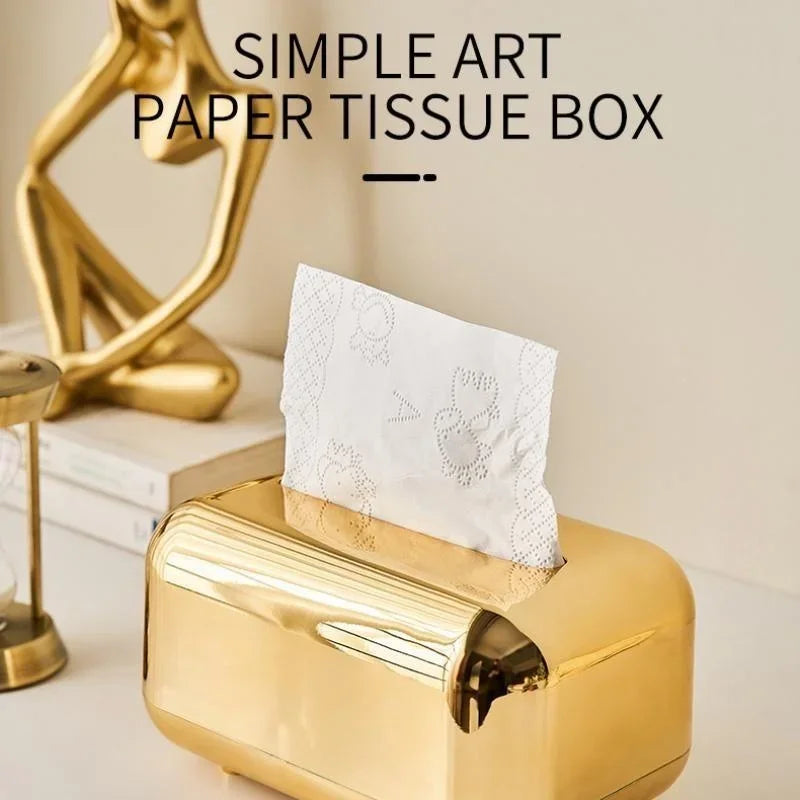 Luxury Golden Tissue Boxes