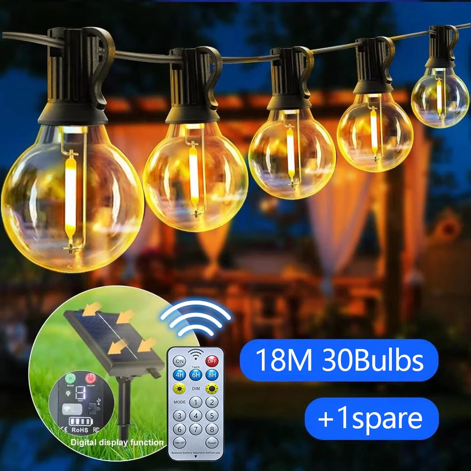 Solar Waterproof Outdoor LED with Remote