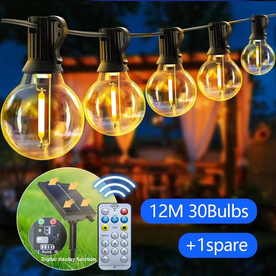 Solar Waterproof Outdoor LED with Remote