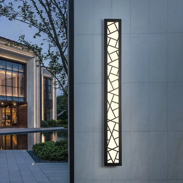 IP65 Minimalist Outdoor Wall Light – Modern Line Sconce