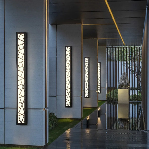 IP65 Minimalist Outdoor Wall Light – Modern Line Sconce