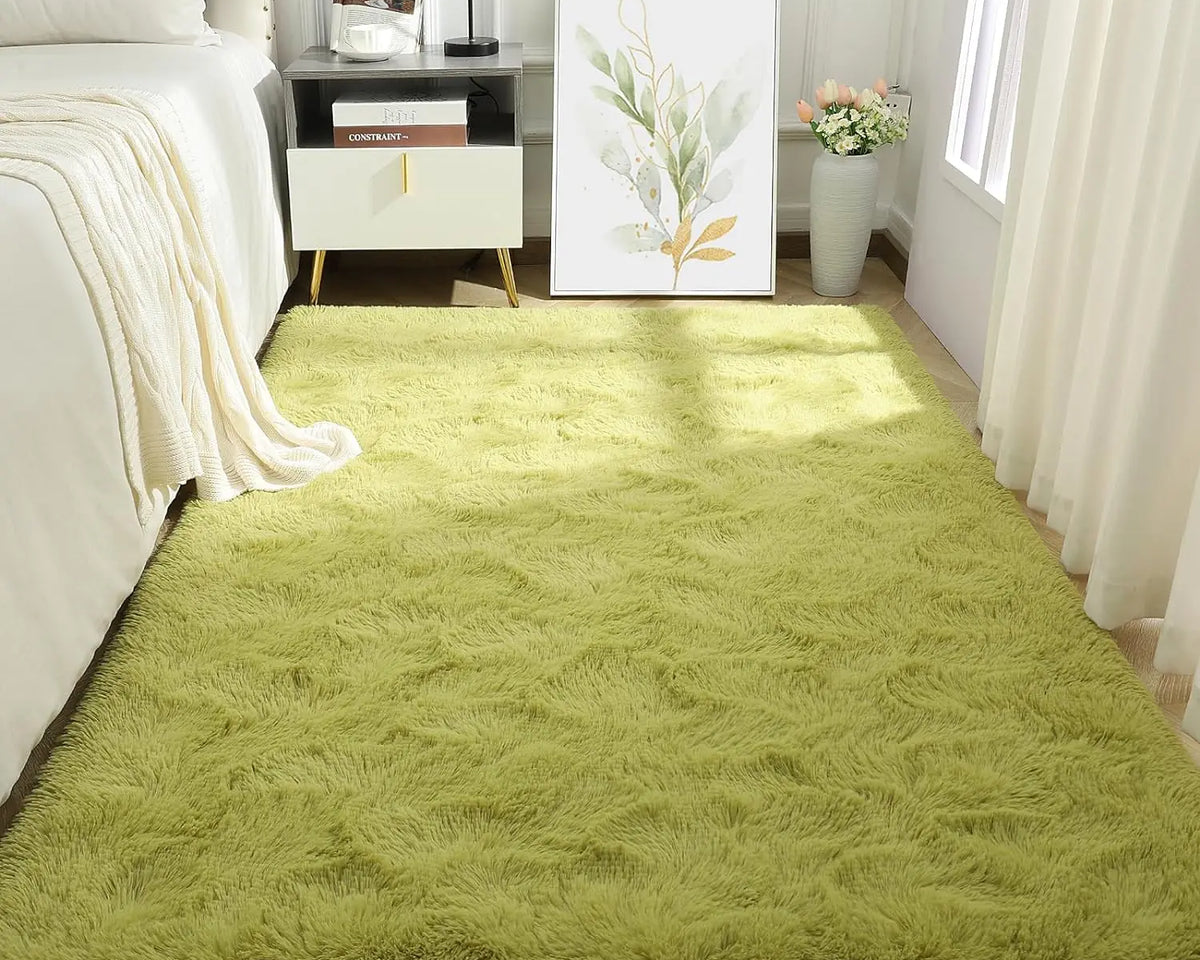 Tie-Dye Plush Non-Slip Home Mat