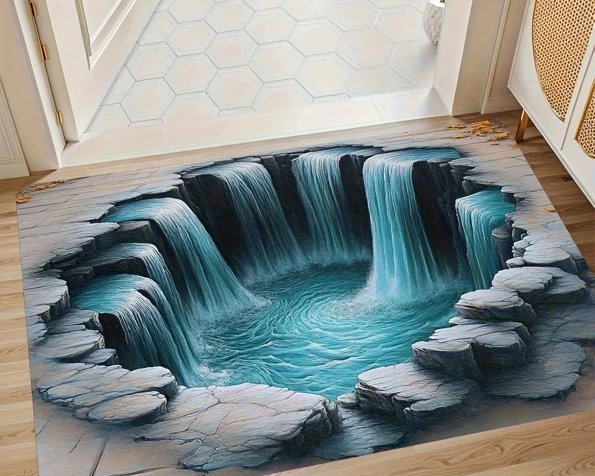 Optical Illusion Non-Slip Doormat
