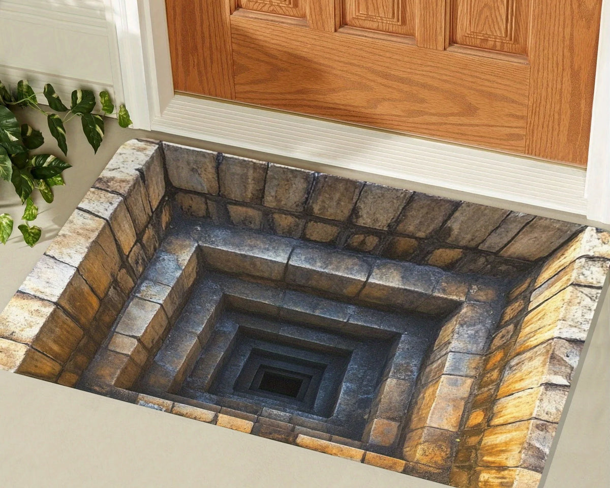 Optical Illusion Non-Slip Doormat