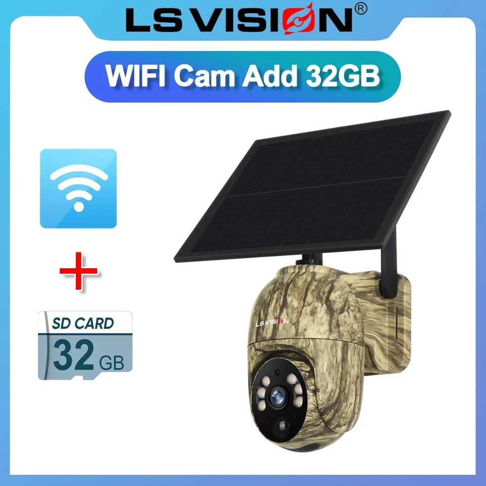 LS VISION 2K Solar Camera