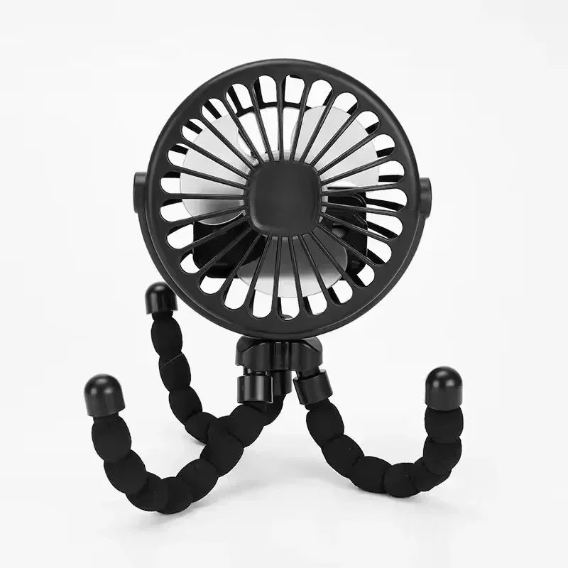 Mini Baby Stroller Fan Octopus Fan