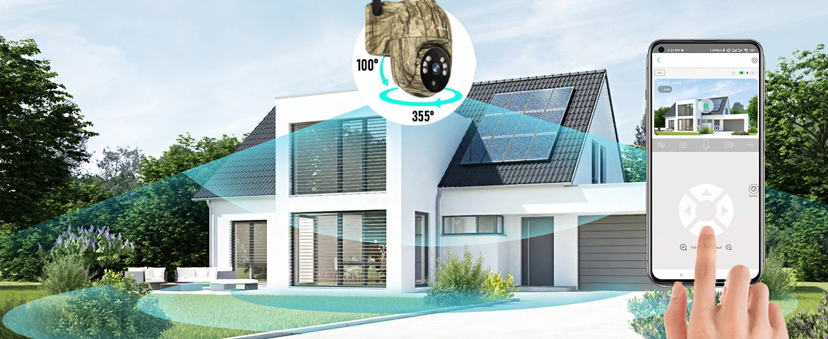 LS VISION 2K Solar Camera