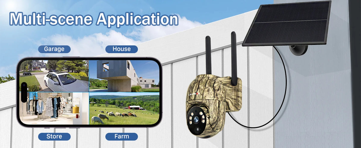 LS VISION 2K Solar Camera