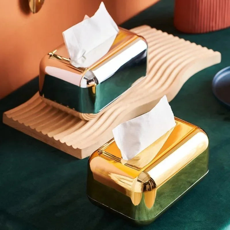 Luxury Golden Tissue Boxes