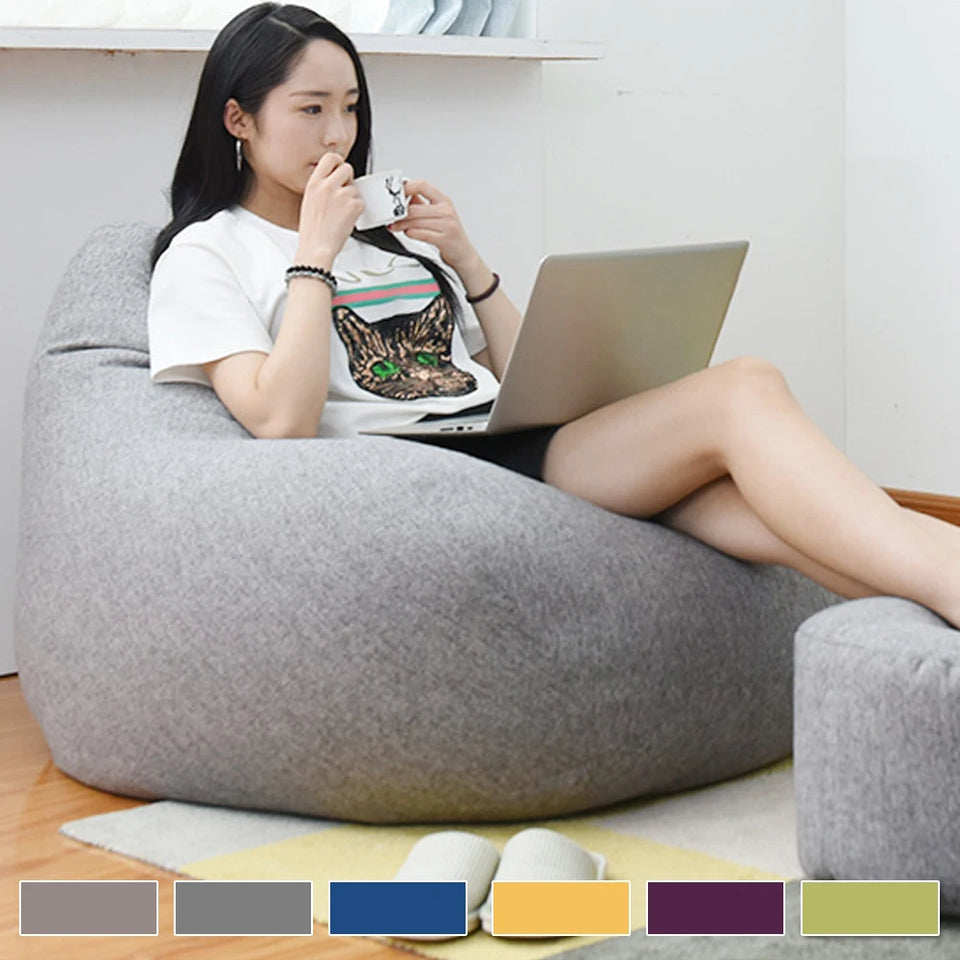 Lazy Sofas Cover Large Bean Bag