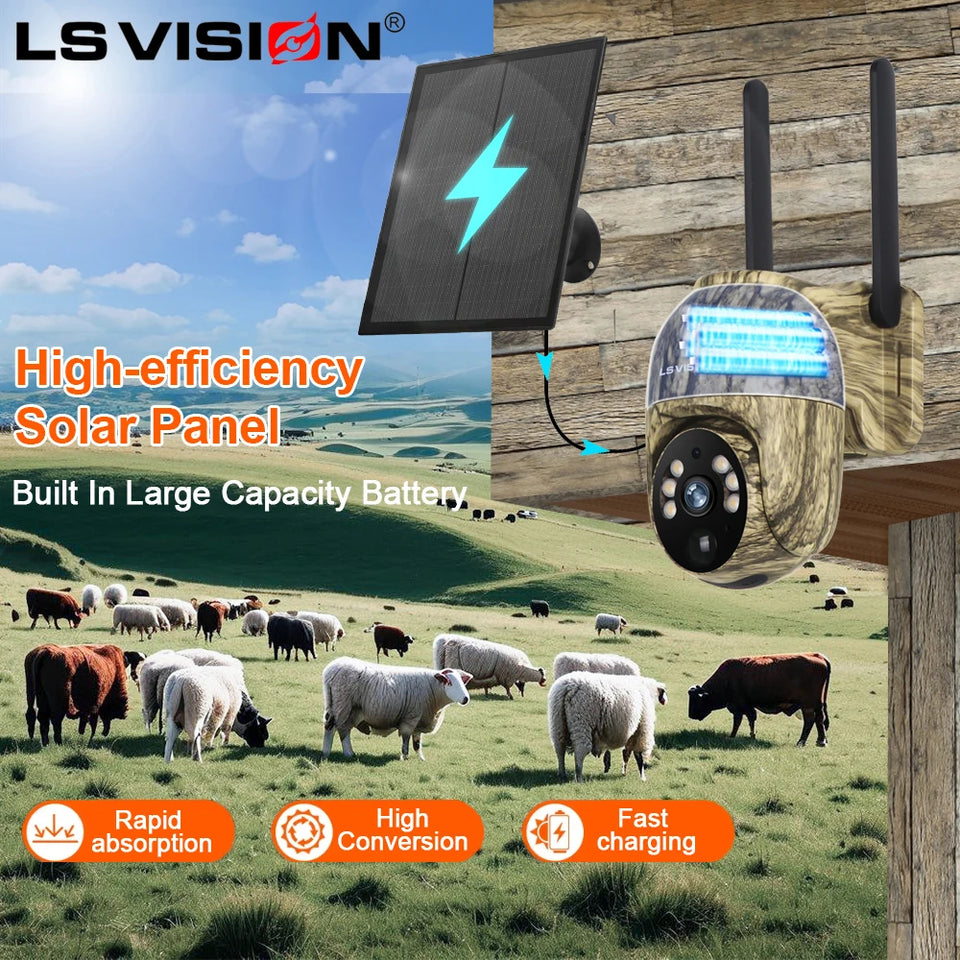 LS VISION 2K Solar Camera