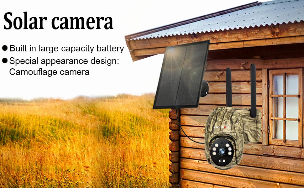 LS VISION 2K Solar Camera
