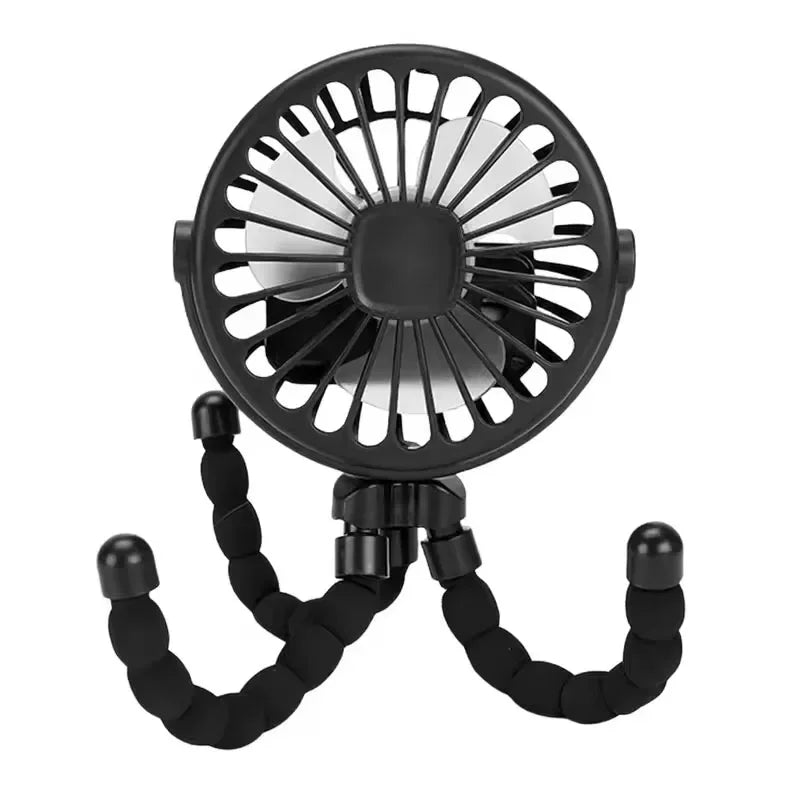 Mini Baby Stroller Fan Octopus Fan