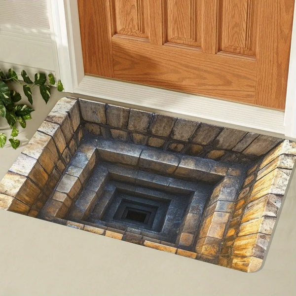 Optical Illusion Non-Slip Doormat
