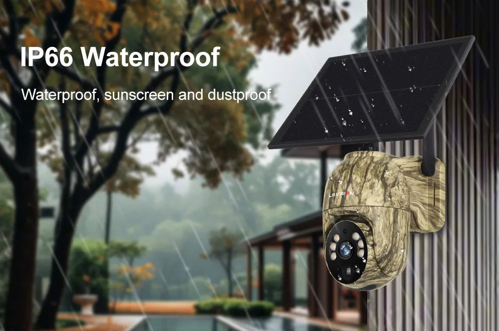 LS VISION 2K Solar Camera
