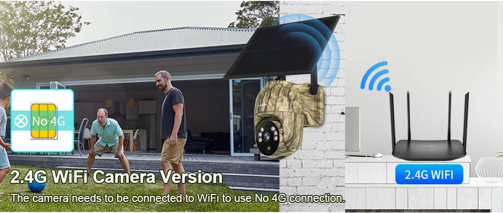 LS VISION 2K Solar Camera