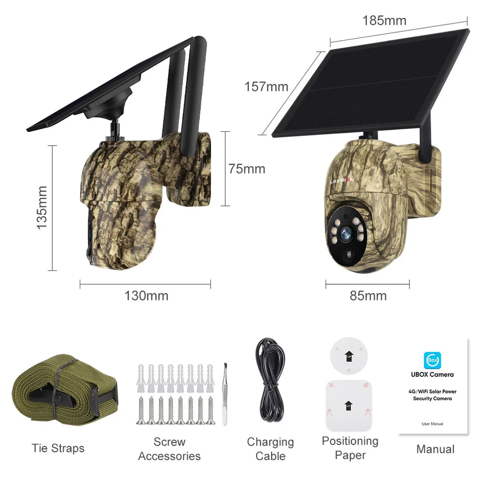 LS VISION 2K Solar Camera