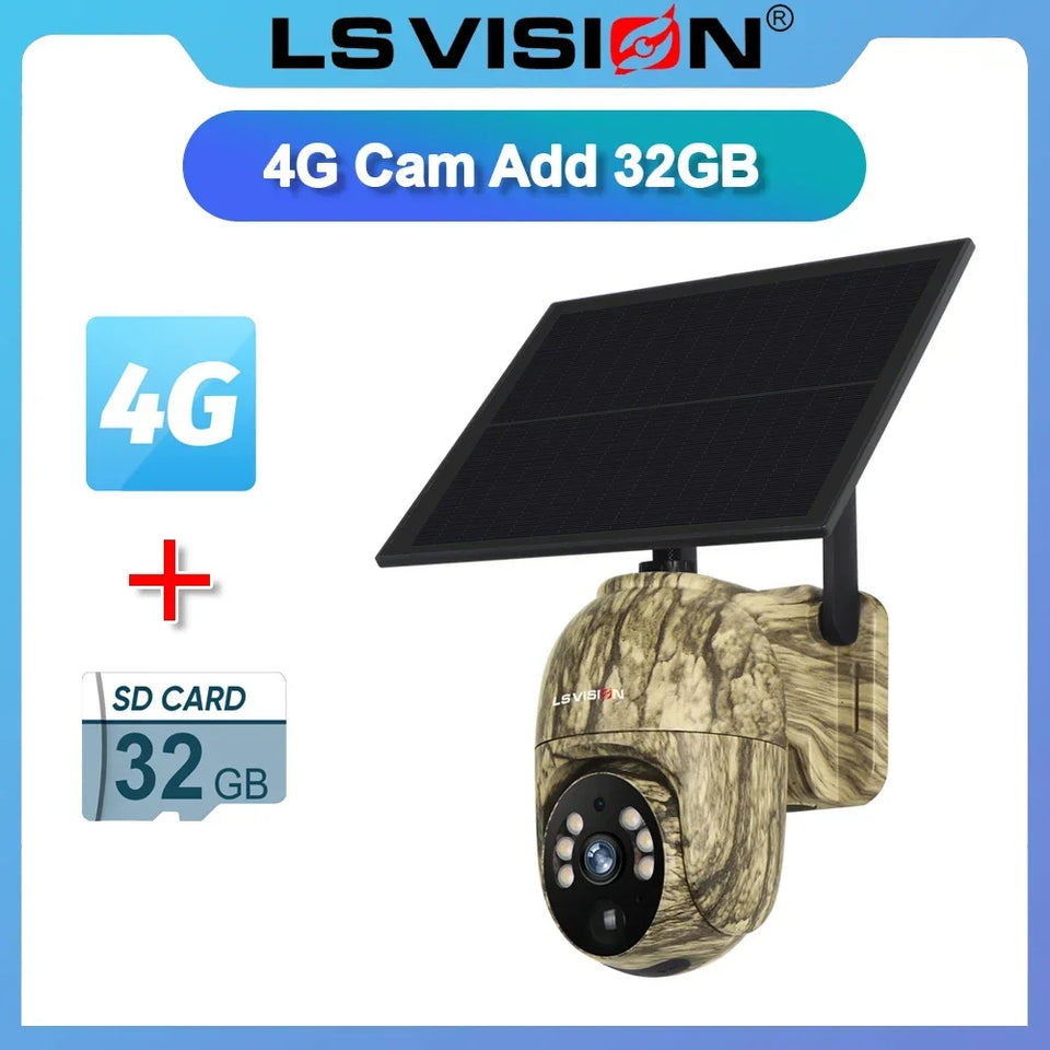 LS VISION 2K Solar Camera