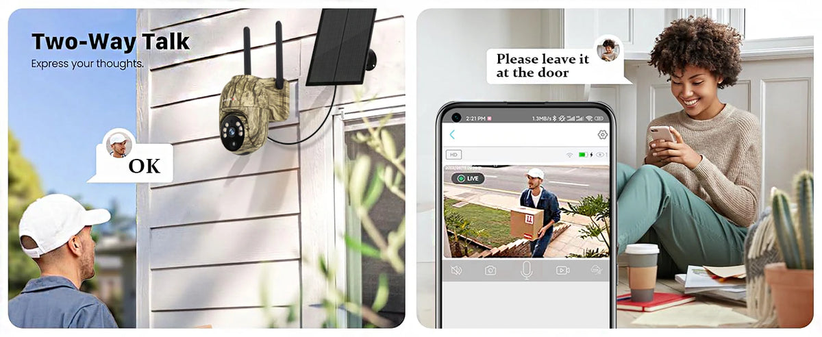 LS VISION 2K Solar Camera