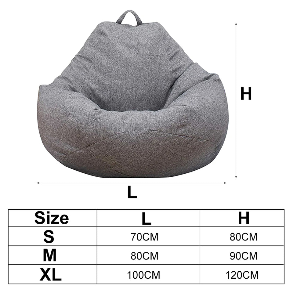 Lazy Sofas Cover Large Bean Bag