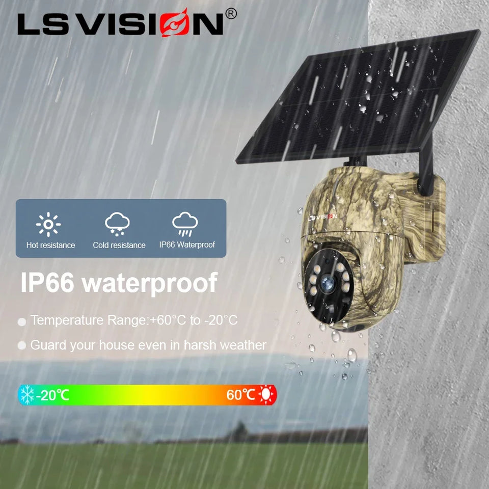 LS VISION 2K Solar Camera