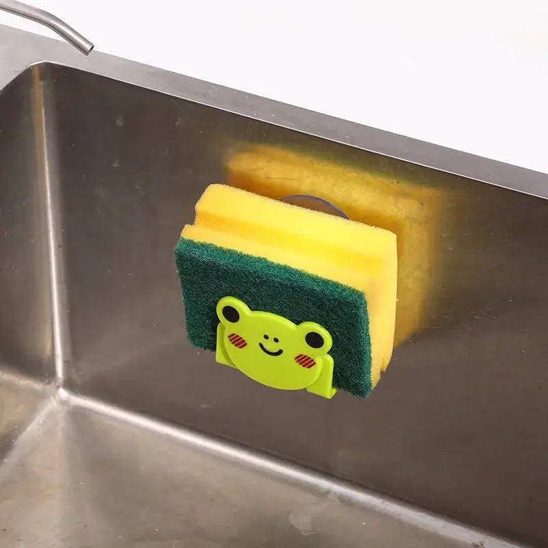 Kitchen Accessories Cartoon Sponge Rack