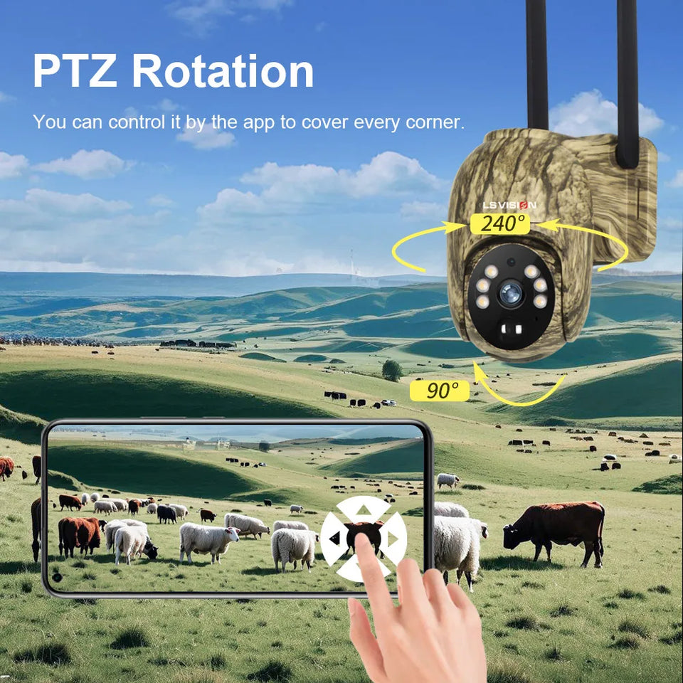 LS VISION 2K Solar Camera