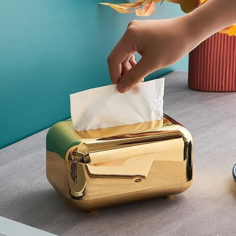 Luxury Golden Tissue Boxes