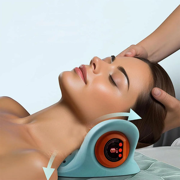 Finger pressure neck massager