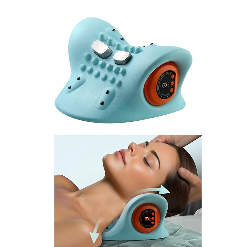 Finger pressure neck massager