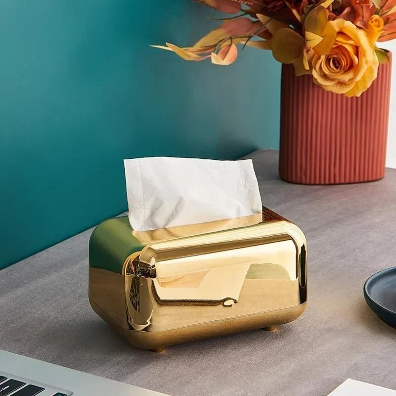 Luxury Golden Tissue Boxes